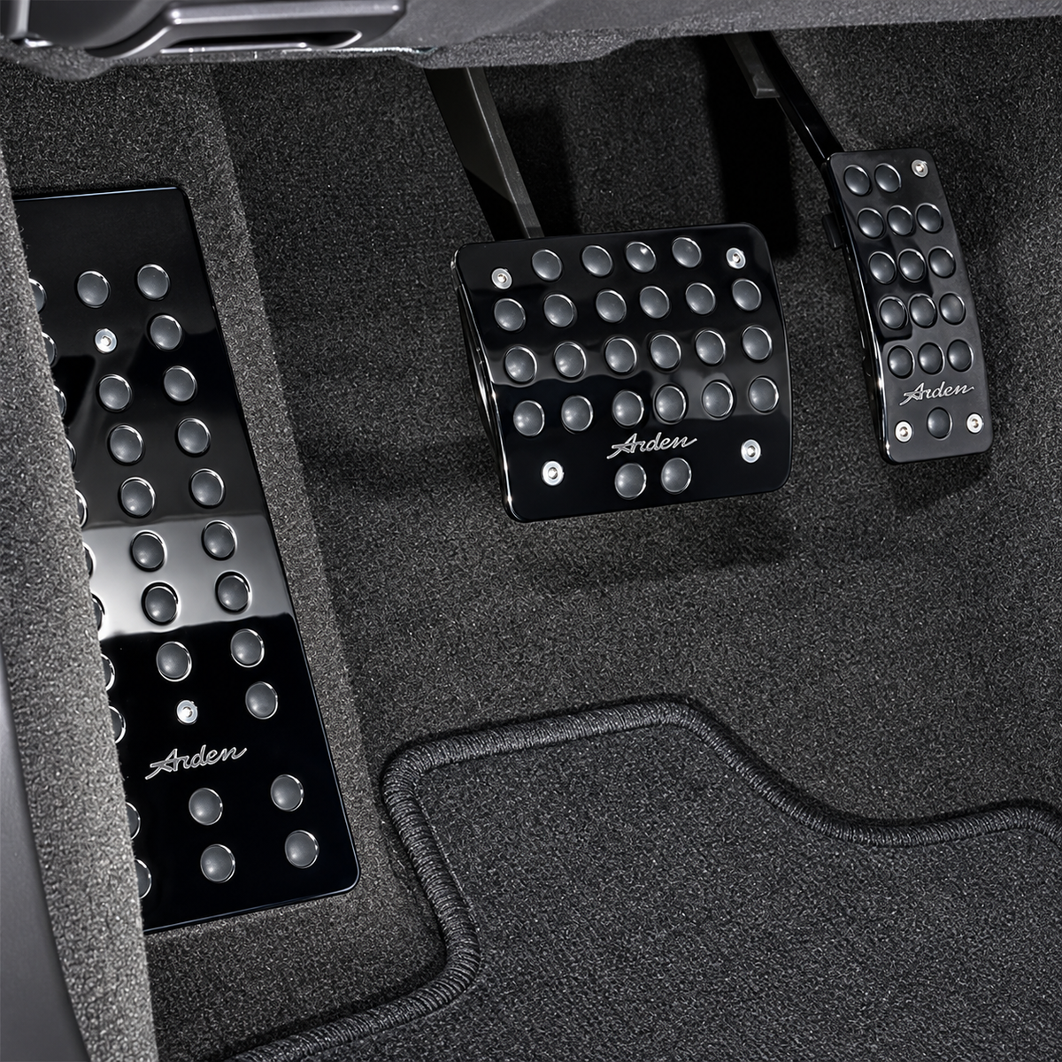 Jeu de pédales en aluminium Arden pour Jaguar F-Pace / E-Pace / XE / XF et RR Velar