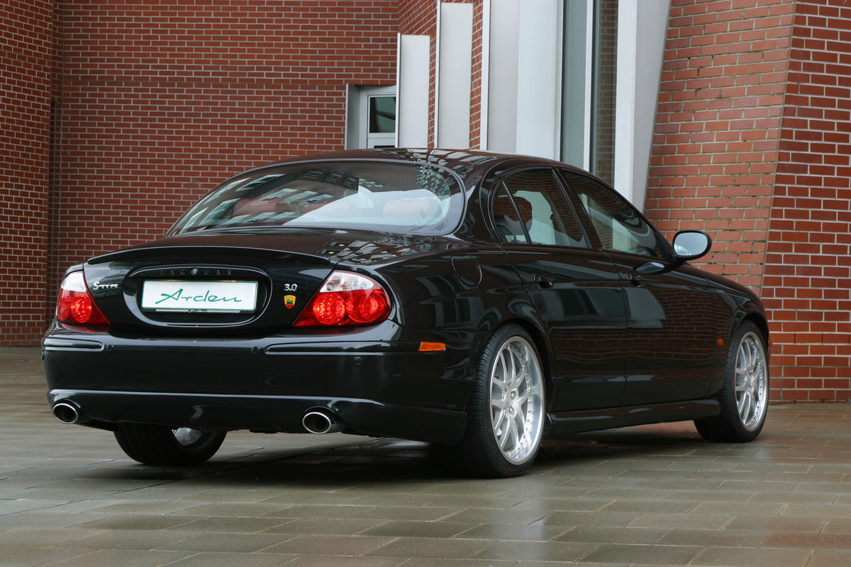 Arden sports rear silencer, 2-pipe version for S-Type