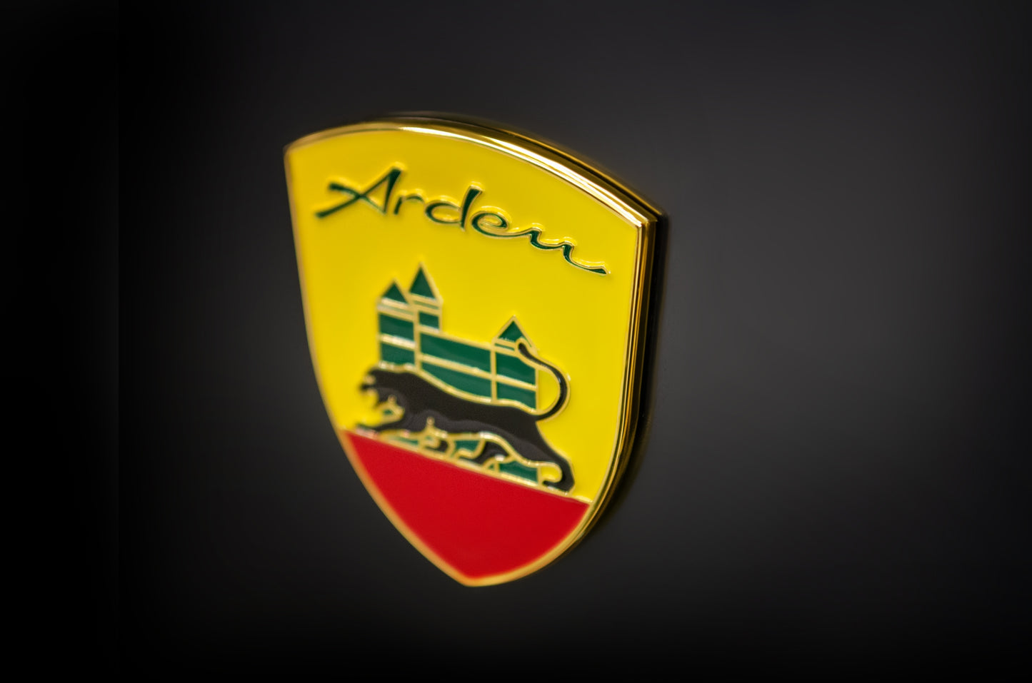 Set Arden Wappen und Arden Schriftzug (selbstklebend)