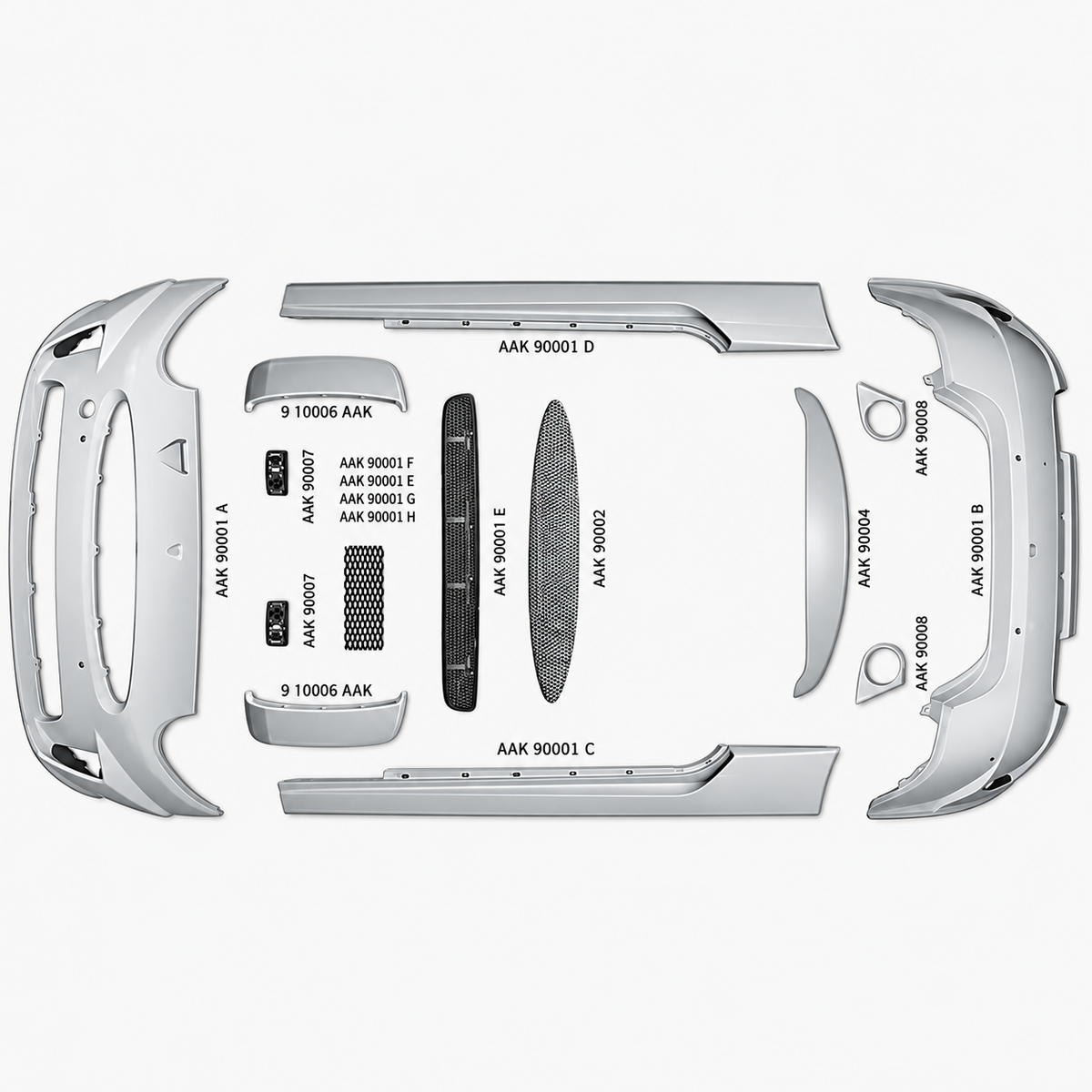 Arden AJ 20 "Wild Cat" Body-Kit