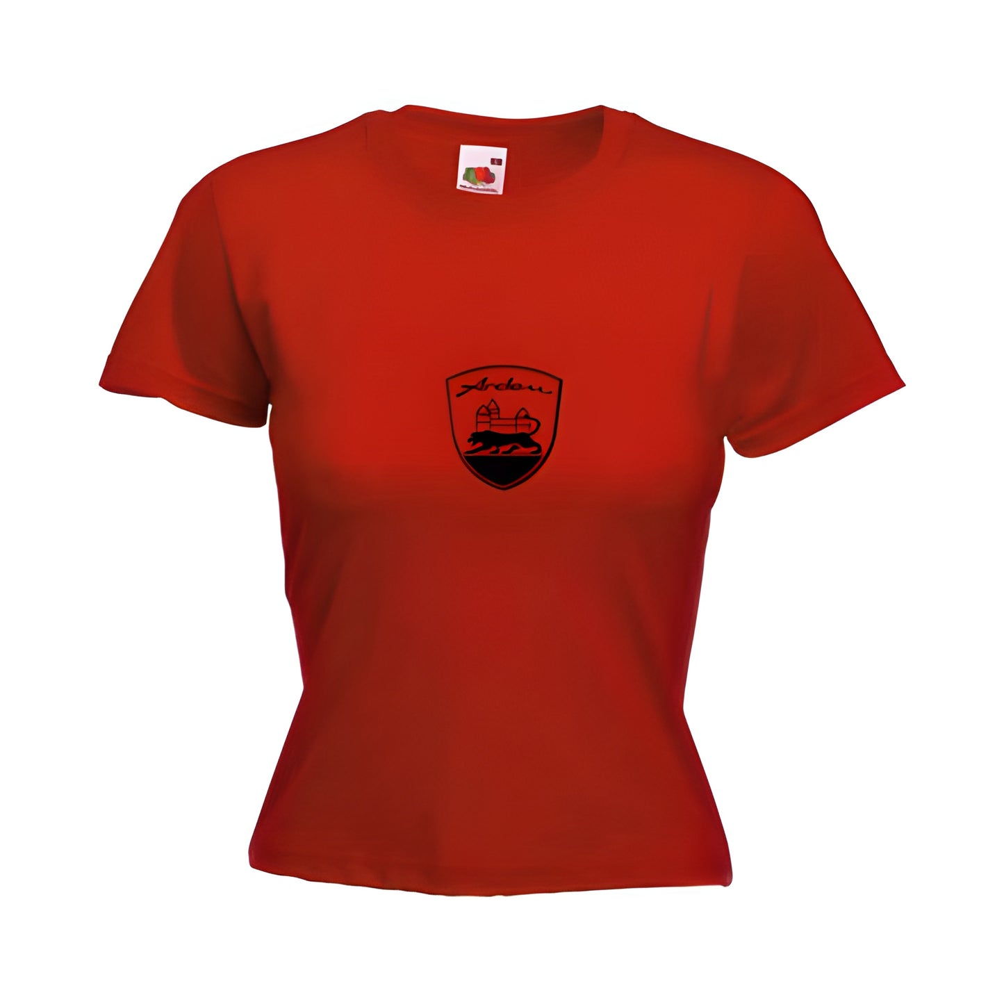 Arden Logo Shirt Damen, rot