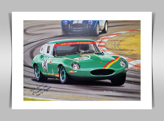 Arden Racing E - Type Kunstdruck